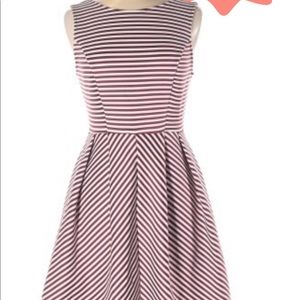 Altrd state burgundy striped dress